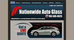 Desktop Screenshot of nationwideusaautoglass.com